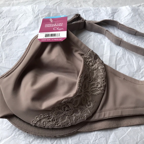 NWT Olga Gentle Lift Underwire Bra Latte 38C - Picture 3 of 8